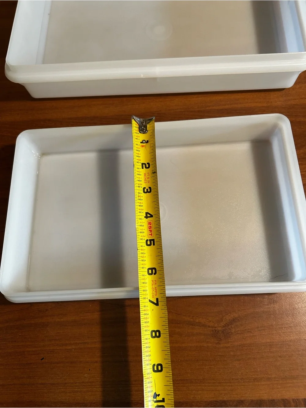 Set of 2 Vintage Tupperware Food Storage Containers with Lids
